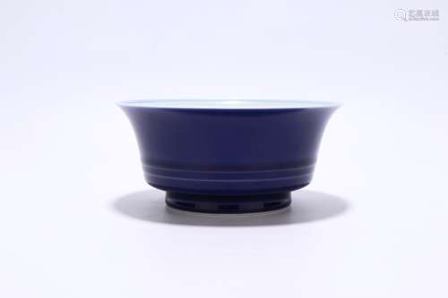 chinese blue glazed porcelainbowl