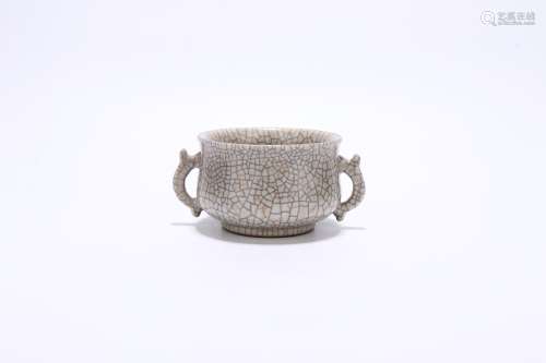 chinese guan-type kiln porcelain censer