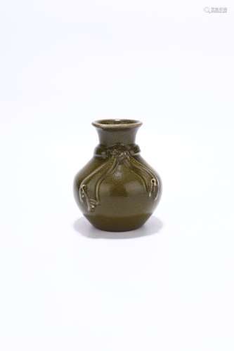 chinese tea dust glazed porcelain vase