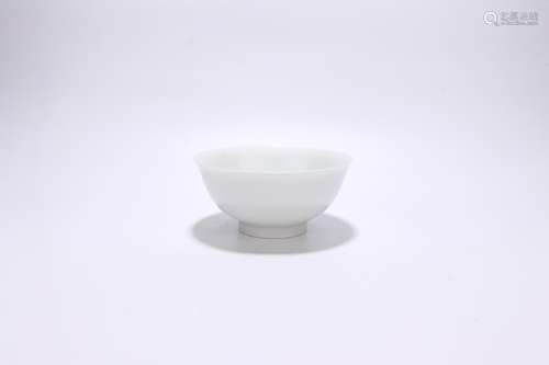 chinese sweet white glazed porcelain bowl