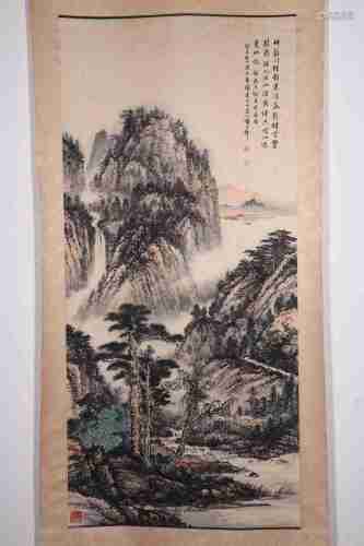 chinese huang lingfeng's painting