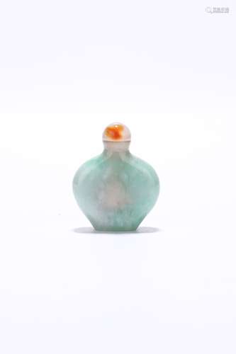 chinese famille rose porcelain snuff bottle