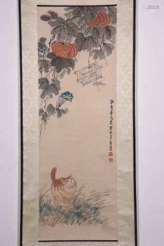 chinese pu hua's painting