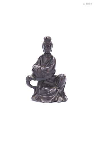 chinese red sandalwood guanyin statue