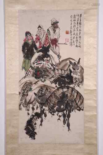 chinese huang zhou's painting