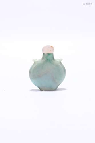 chinese famille rose porcelain snuff bottle