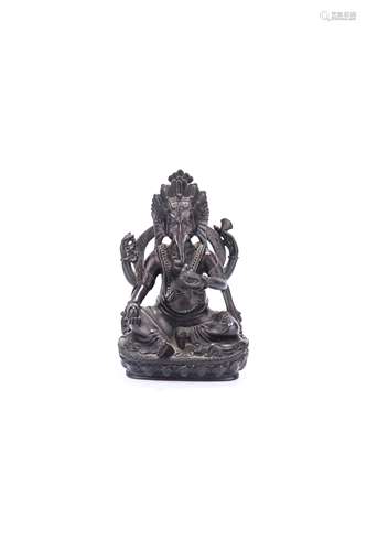 chinese red sandalwood carving tara