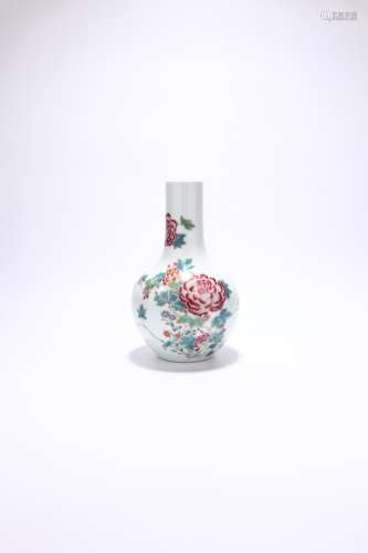 chinese famille rose porcelain vase