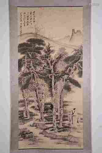 chinese zhang daqian's painting