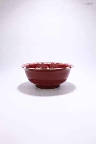 chinese red glazed porcelain 