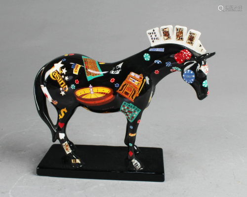 A Glass Horse Figurine