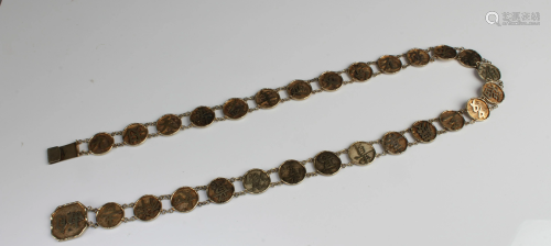 A Gilt Bronze Waist Belt
