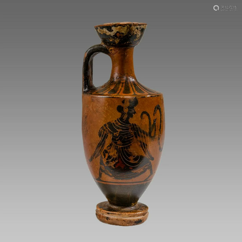 Ancient Greek Attic Lekythos c.5th century BC.