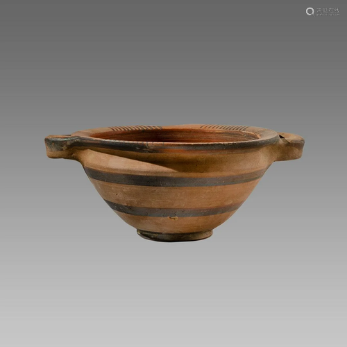 Greek Pottery Bowl c.4th century BC.