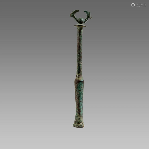 Ancient Luristan Bronze Finial c.1000 BC.