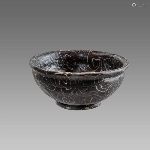 Roman Style Mosaic millefiori glass bowl.