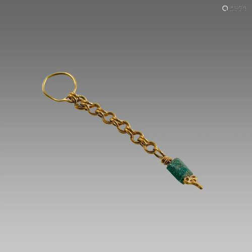 Ancient Roman Gold Single Earring c.2nd-4th century AD.