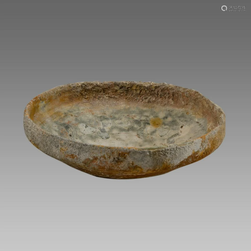Byzantine Glazed Pottery Bowl Sea Salvage c.8th cent