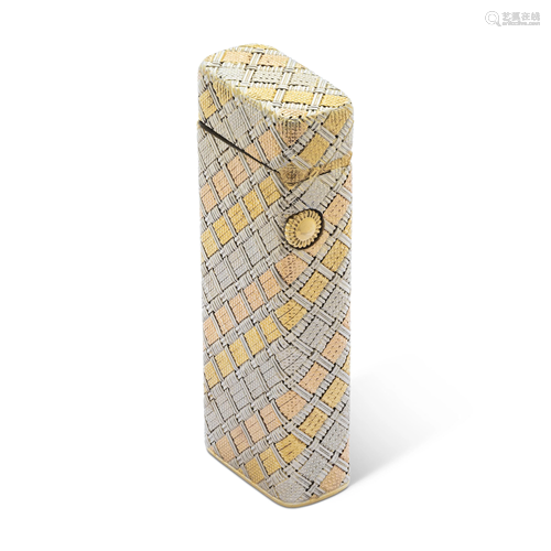 NO RESERVE - DUNHILL 'ROLLAGAS' TRI-COLOUR GOLD LIGH…