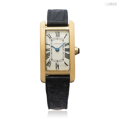 NO RESERVE - CARTIER 'TANK AMÉRICAINE' WRISTWATCH