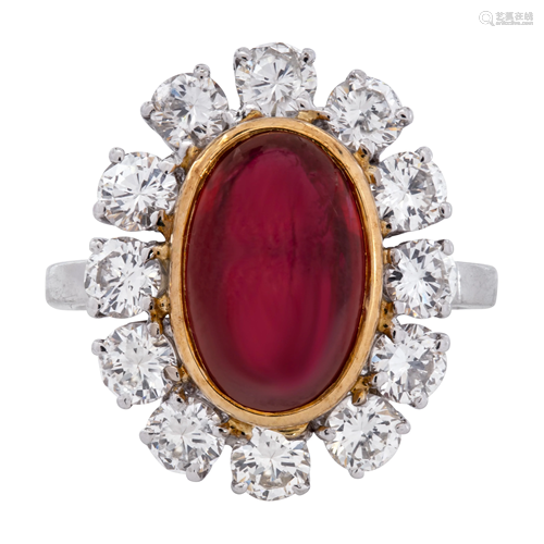 RUBY AND DIAMOND RING