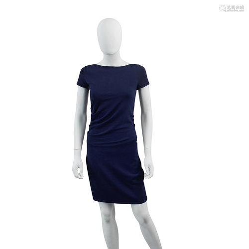 Blue Stretch Dress, Chanel, 2010s,