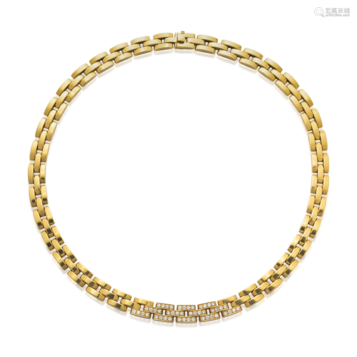 CARTIER 'MAILLON PANTHÈRE' GOLD AND DIAMOND