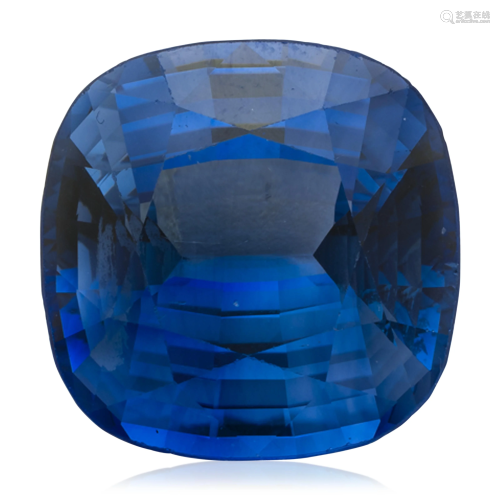 NO RESERVE - UNMOUNTED SYNTHETIC SAPPHIRE