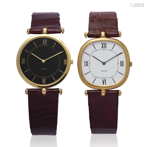 NO RESERVE - TWO GOLD WRISTWATCHES