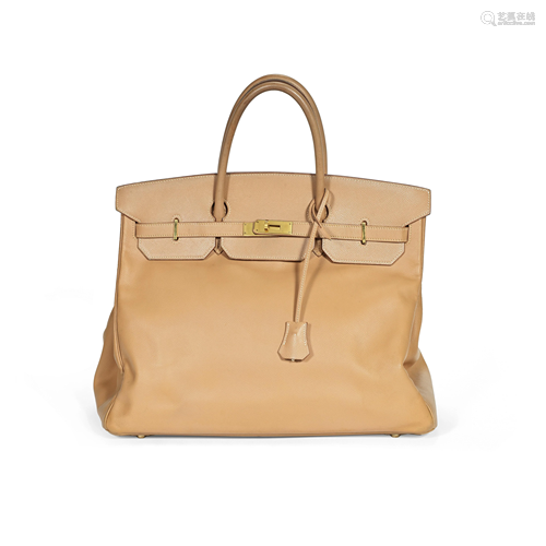 Sable Epsom Birkin 40, Hermès, c. 1997, (Includes