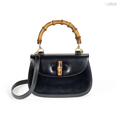 Black Classic Bamboo Bag, Gucci, 1990s, (Includes