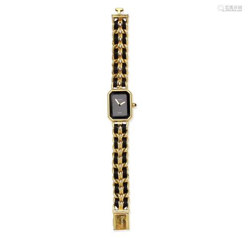 Gold Premier Wristwatch, Chanel, c. 1987,