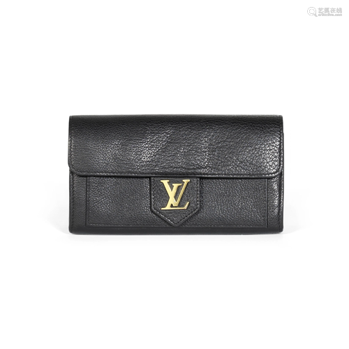 Black LockMe Wallet, Louis Vuitton, c. 2015,