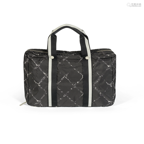 Black Nylon Travel Line Briefcase, Chanel, c. 1997-99,