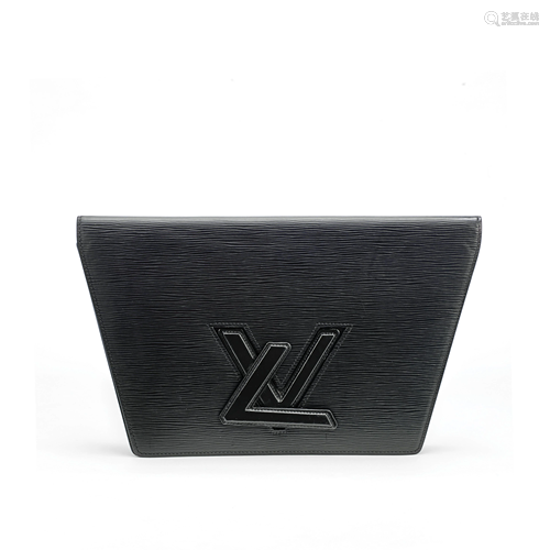 Black Epi Twist Clutch, Louis Vuitton, c. 1991,