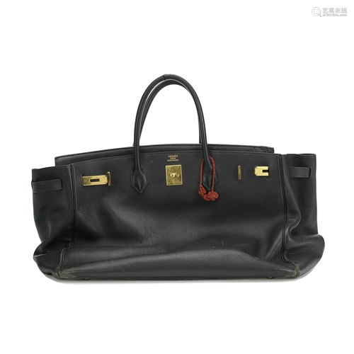 Jane Birkin's Black Togo Birkin 35, Hermès, c.