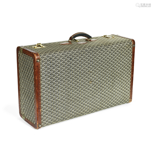 Goyardine Suitcase, Goyard, 1970s,