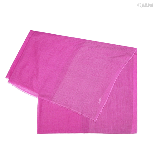 Pink Three-Tone Pashmina Shawl, Hermes,