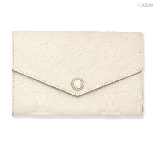 Ivory Empreinte Curieuse Compact Wallet, Louis Vuitton,