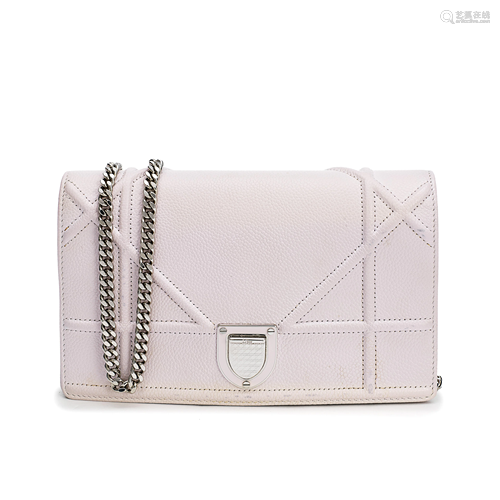 Pale Pink Diorama Wallet on Chain, Christian Dior, c.