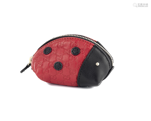 Ladybird Coin Purse, Gucci, (Includes box)