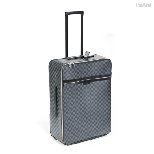 Damier Graphite Pegase Suitcase 65, Louis Vuitton, c.