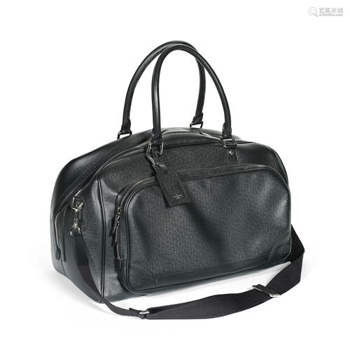 Ardoise Taiga Leather Nikolai Travel Bag, Louis