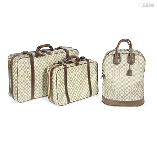 Brown Guccissima Luggage Set, Gucci, early 1980s,