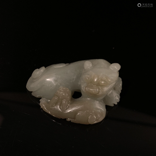 Chinese Jade Carving of Fu Dog