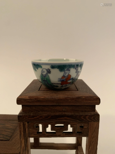 Chinese Doucai Teacup Ming Dynasty