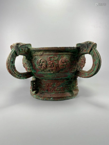 Western Zhou Dynasty Jianpen Weight 3915 grams, width