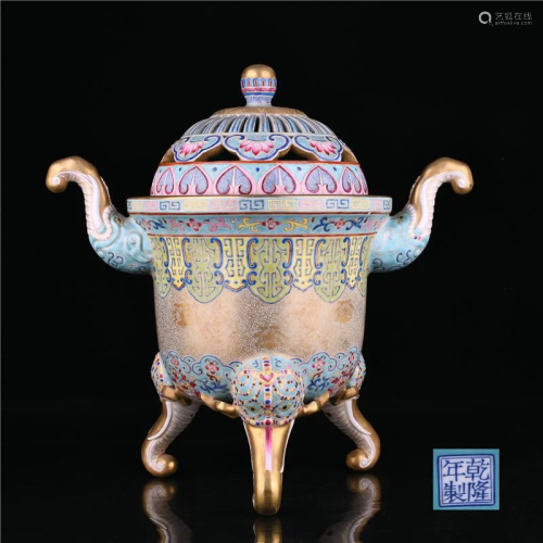 Ancient porcelain, antiques, antiques, wenwan, Qianlong