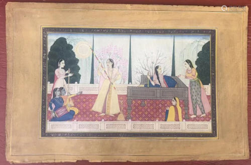 Indian Pahari Miniature painting