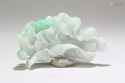 A Chinese Jade-curving Figure